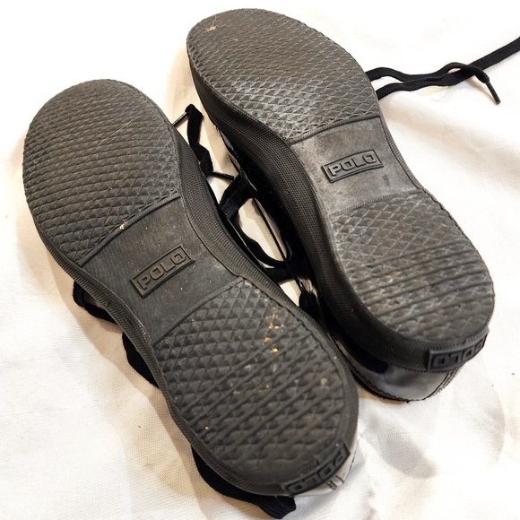 Polo Ralph Lauren | Patent Leather Lace Up Ballet Flats - Picture 6 of 6